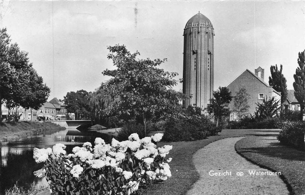 703-438-053 Gezicht op Watertoren Zutphen, Verzamelen, Ophalen of Verzenden, Voor 1920, Gelderland