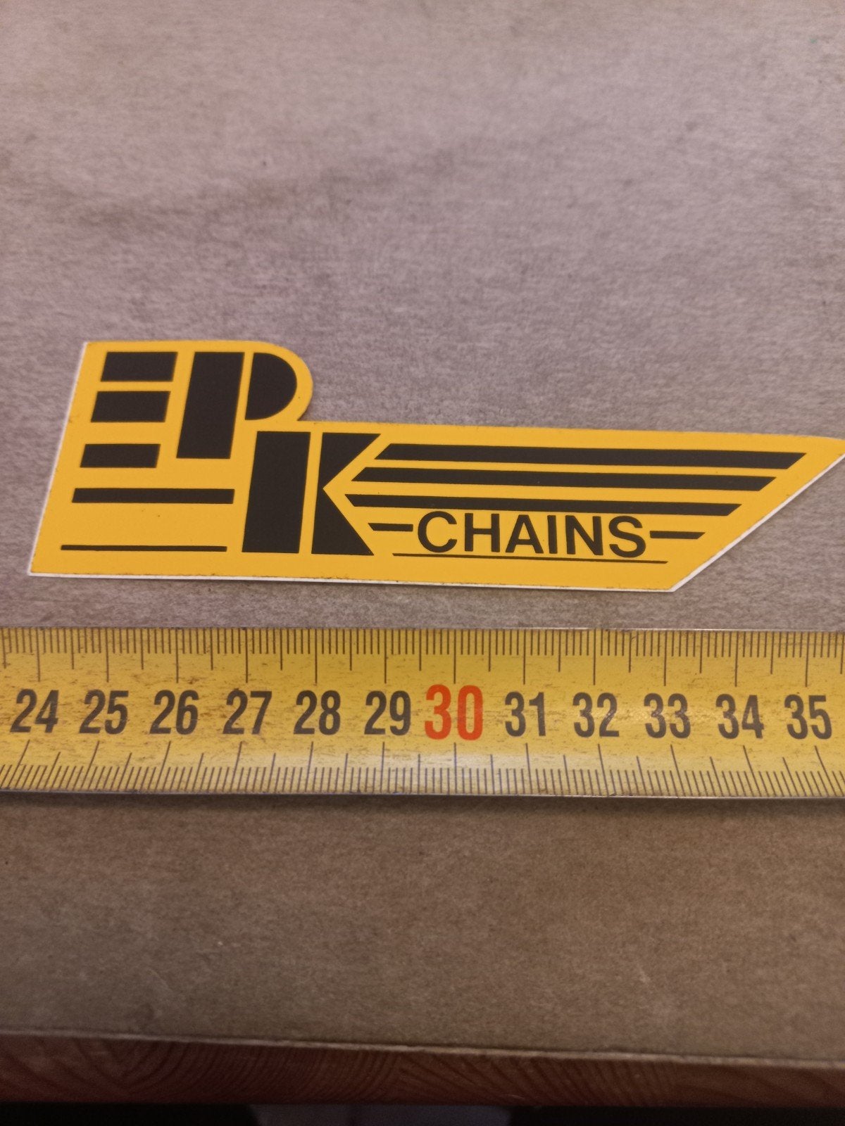 PK Chains sticker /, Ophalen of Verzenden, Zo goed als nieuw