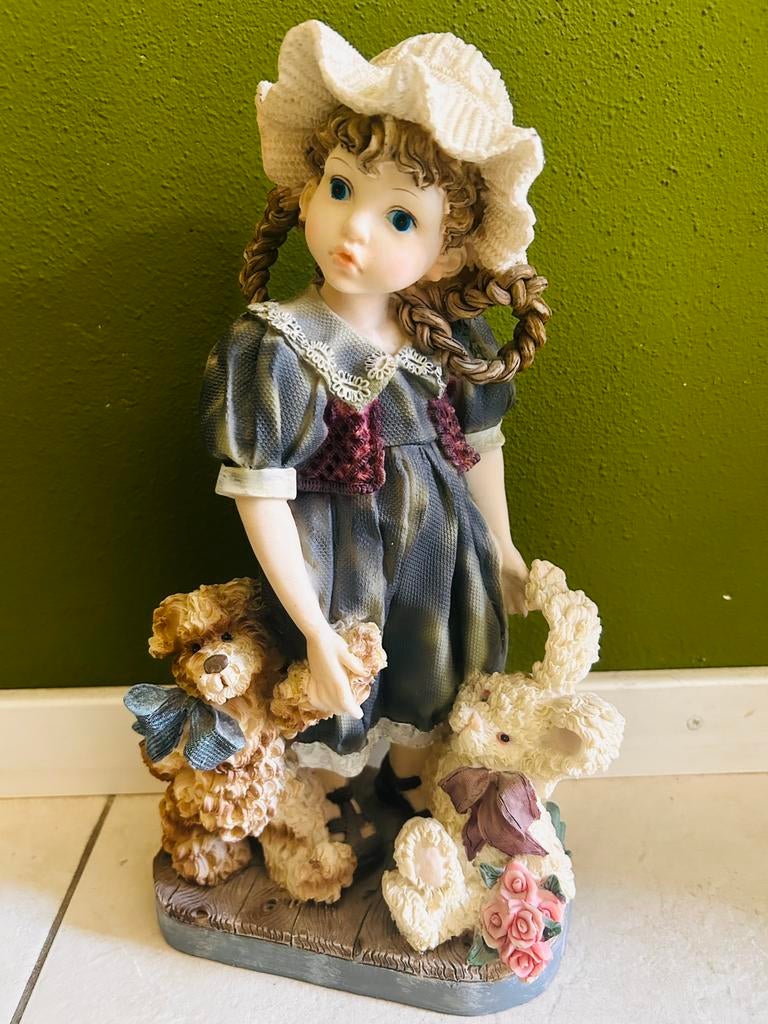 Yesterdays Child Ay 74861 Polystone Groot beeld vintage, Verzamelen, Verzenden, Zo goed als nieuw, Dier