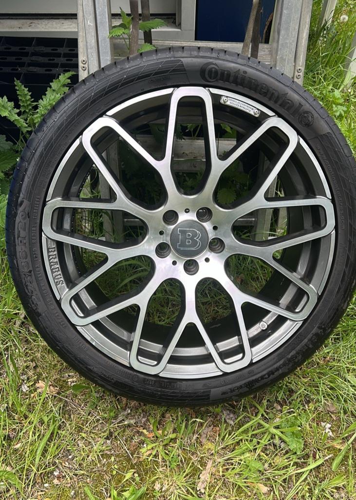 Brabus Monoblock F Platinum Edition 20 inch breedset, Gebruikt, 275 mm, Banden en Velgen, Ophalen of Verzenden