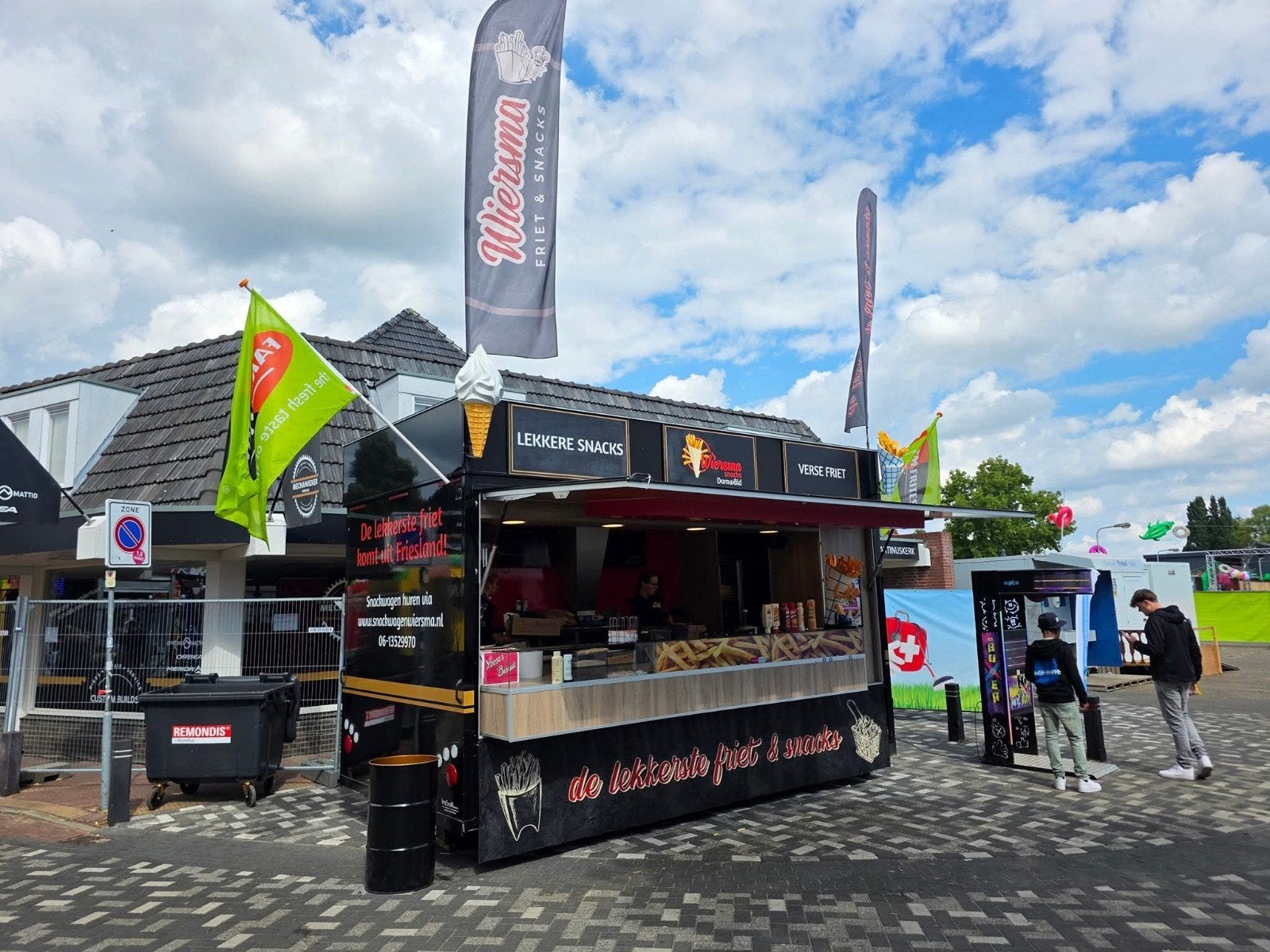 Wiersma Snack & Gebakwagen - Frietkraam te koop, Ophalen of Verzenden