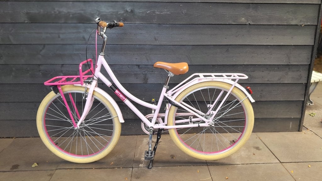 Lichtroze Volare Excellent meisjesfiets 26 inch., Gebruikt, Velgrem, Versnellingen, Volare