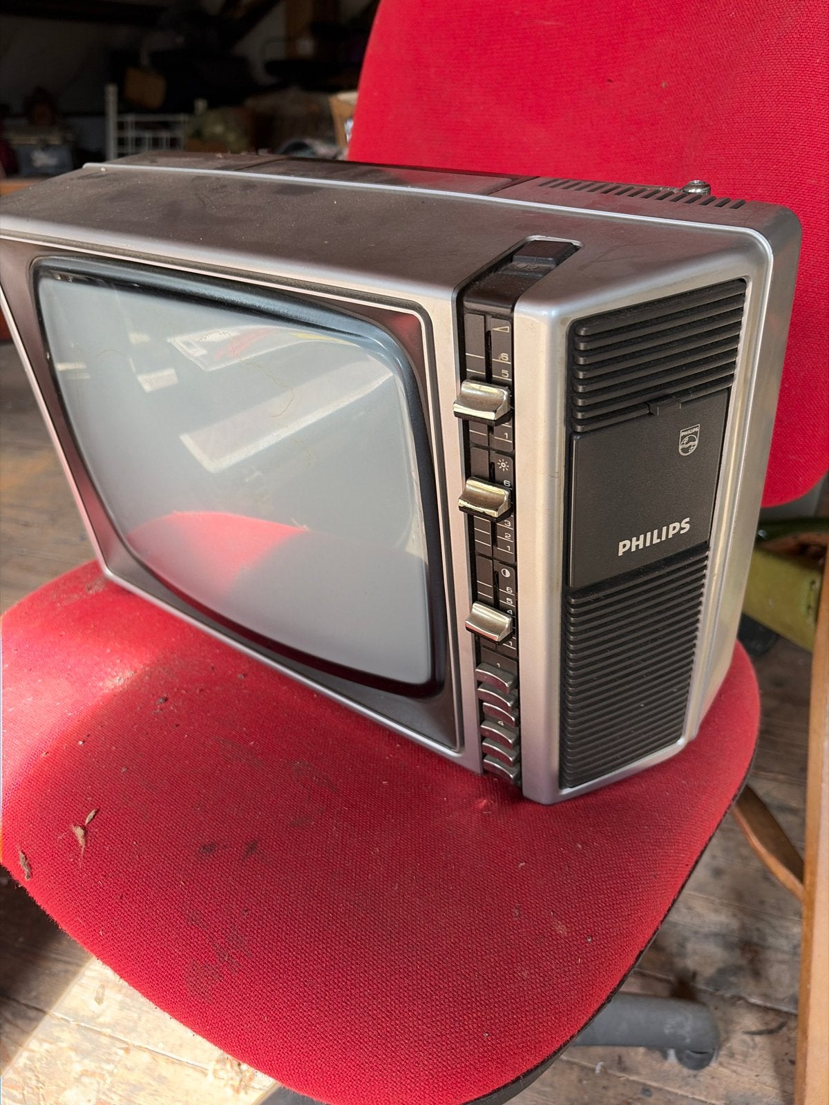 Vintage Philips TV 12B312/12 - Retro Televisie, Ophalen of Verzenden, Gebruikt, Minder dan 40 cm, Philips