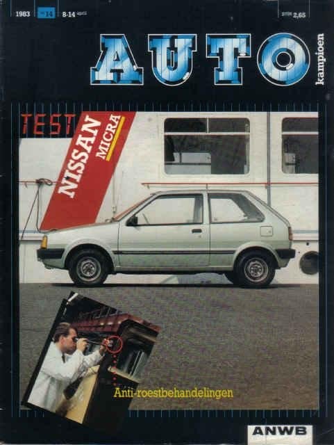 Autokampioen 14 1983 : Nissan Micra 1.0 DX - Toyota Cressida, Ophalen of Verzenden, Gelezen, Algemeen