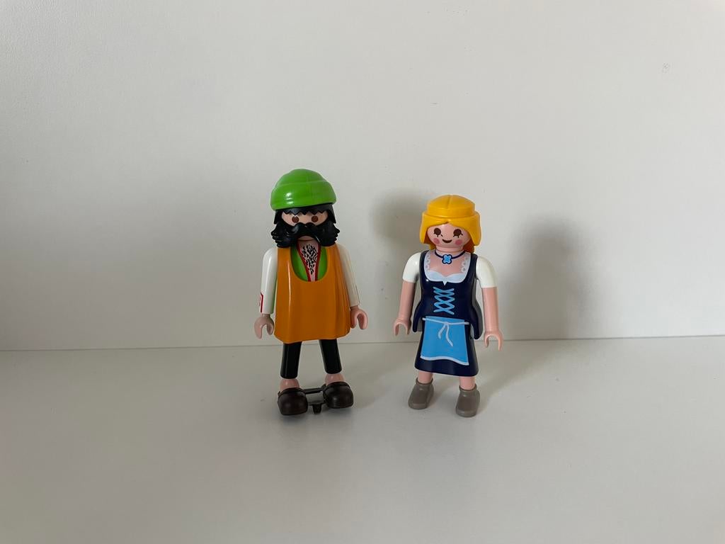 Playmobil middeleeuwse poppetjes herbergier met jonkvrouw, Kinderen en Baby's, Speelgoed | Playmobil, Ophalen of Verzenden, Nieuw