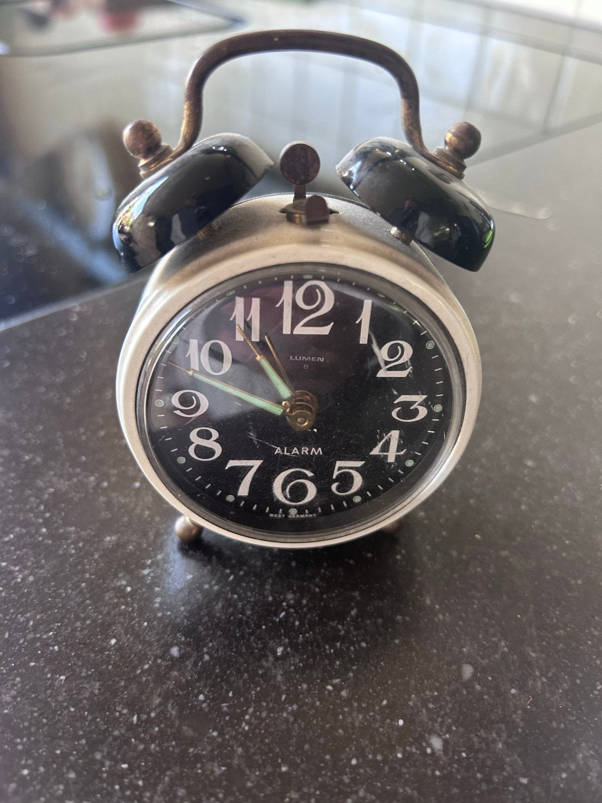Vintage Lumen Wekker - Klassiek Design, Antiek en Kunst, Ophalen