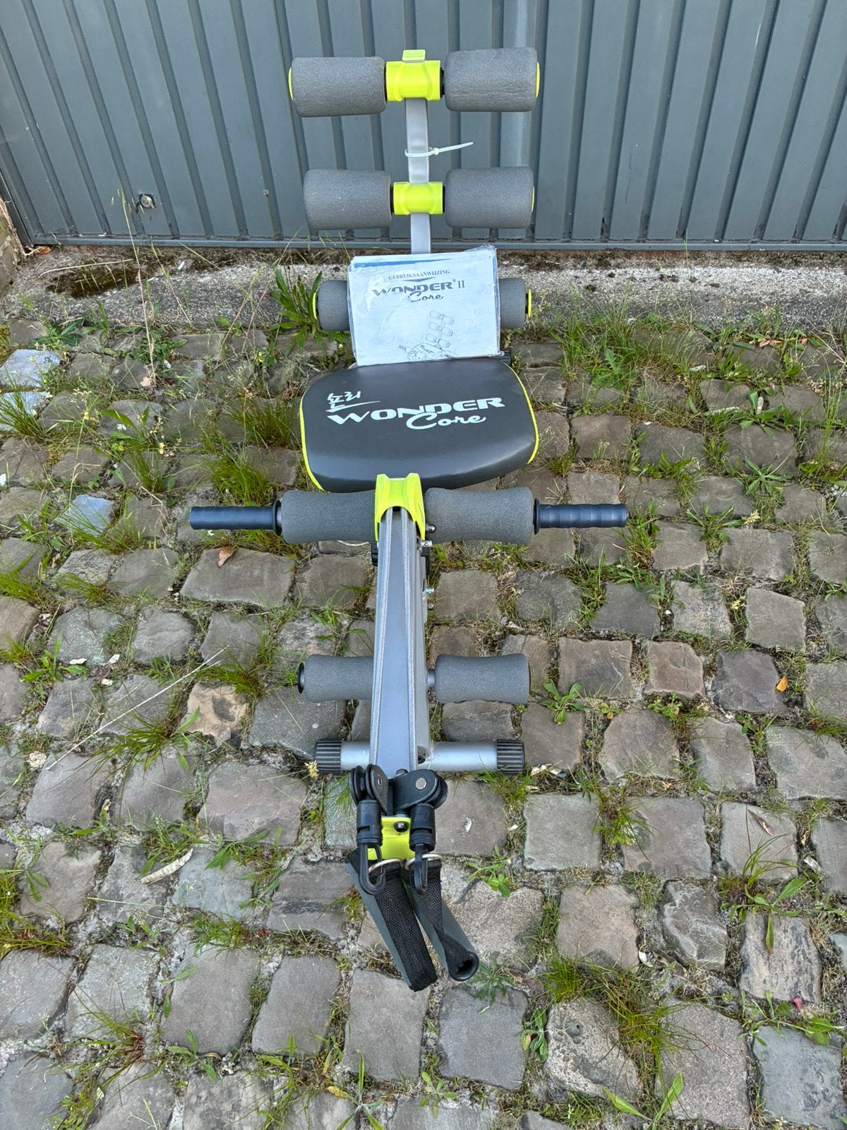Wonder Core fitnessapparaat met handleiding en oefeningen, Sport en Fitness, Ophalen, Gebruikt, Armen, Overige typen
