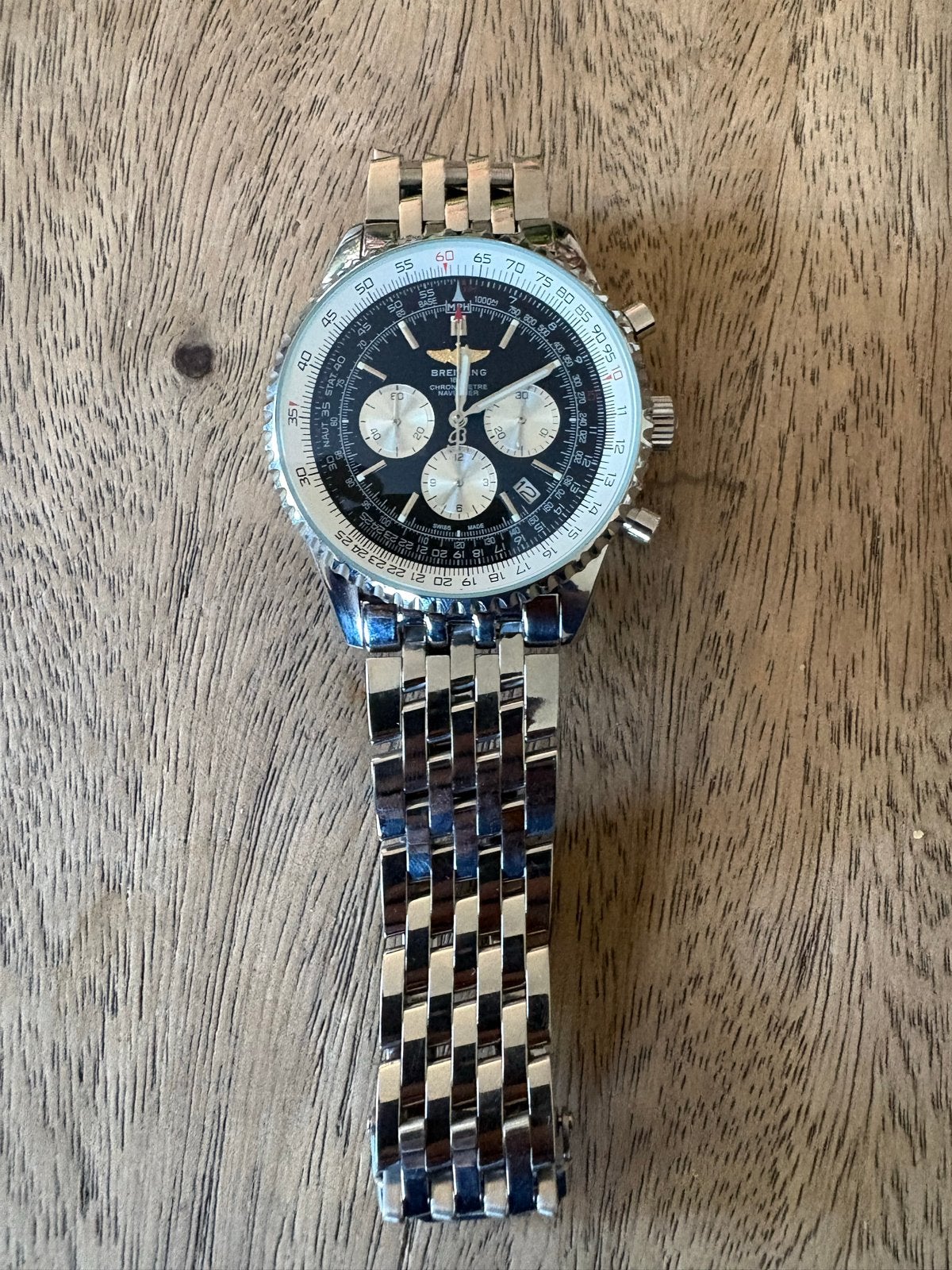 Breitling Chronomat Evolution A13356 Herenhorloge, Staal, Breitling, Polshorloge, Ophalen of Verzenden
