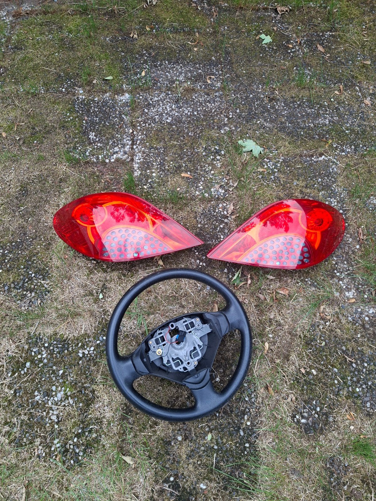 peugeot 207 achterlichten en stuur, Ophalen of Verzenden, Gebruikt, Peugeot