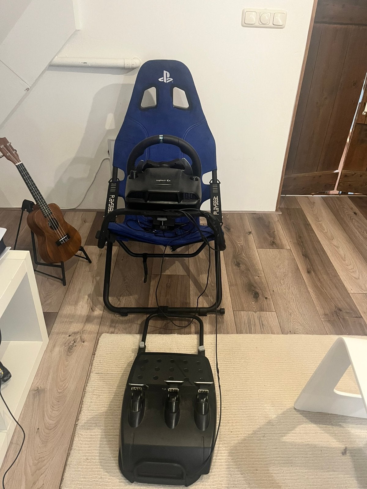 Logitech G29 Playstation stuur plus driving force + extra, Spelcomputers en Games, Ophalen, Gebruikt, Playseat of Racestoel, PlayStation 5
