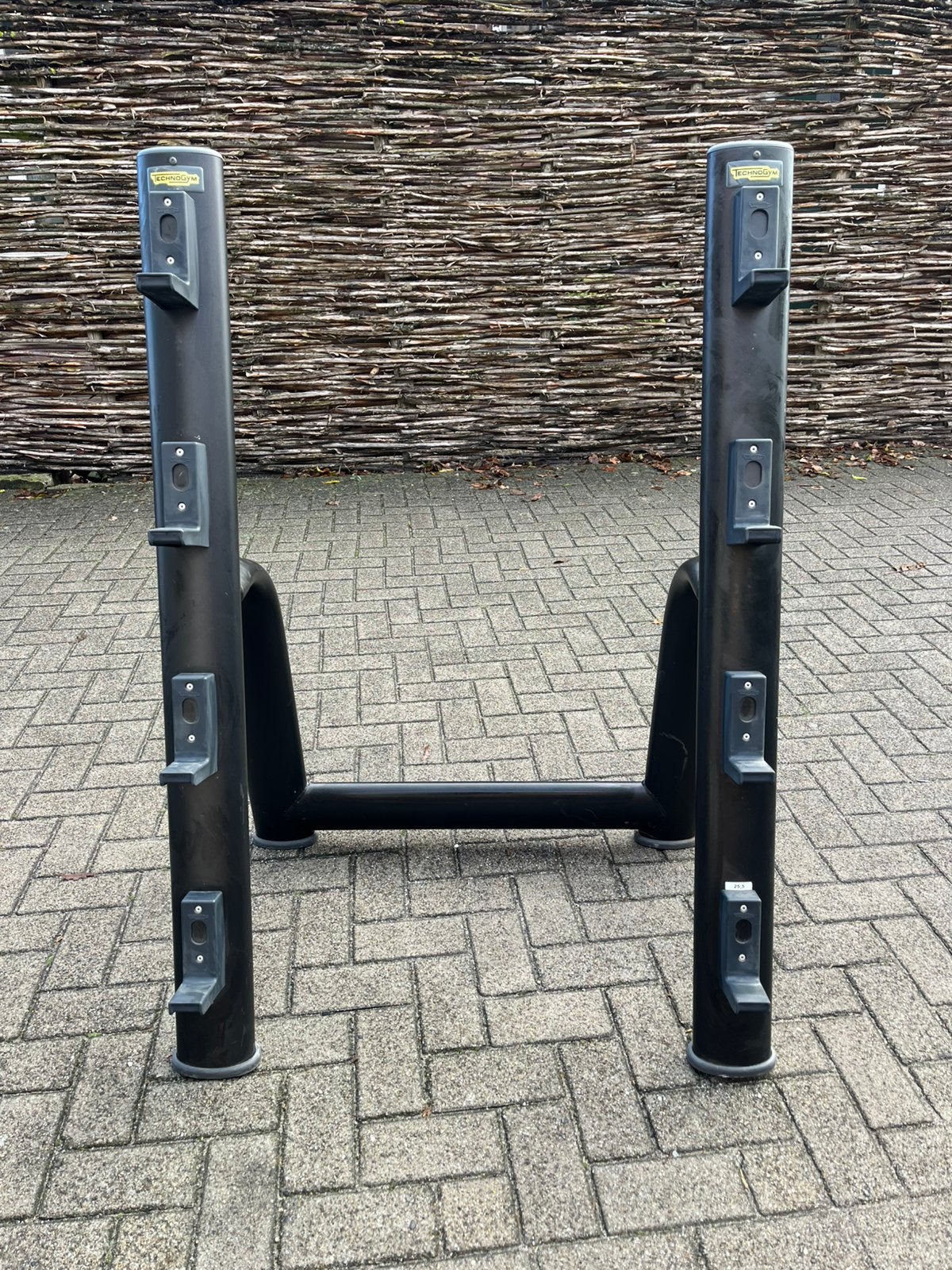 Technogym halter stangen rek voor stang zwart, Rek, Halterstangen, Ophalen of Verzenden, Zwart