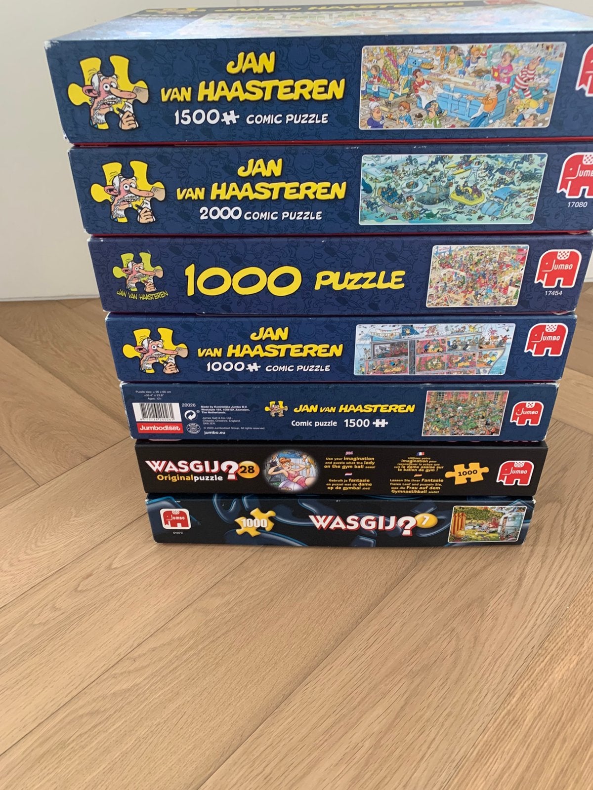 Wasgij en Jan van Haasteren puzzels, Hobby en Vrije tijd, Denksport en Puzzels, Ophalen, 500 t/m 1500 stukjes, Gebruikt