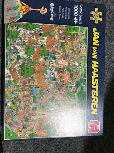 Jan van Haasteren puzzel van 1000 stukjes “sprookjesbos”, Ophalen, 500 t/m 1500 stukjes, Zo goed als nieuw, Legpuzzel