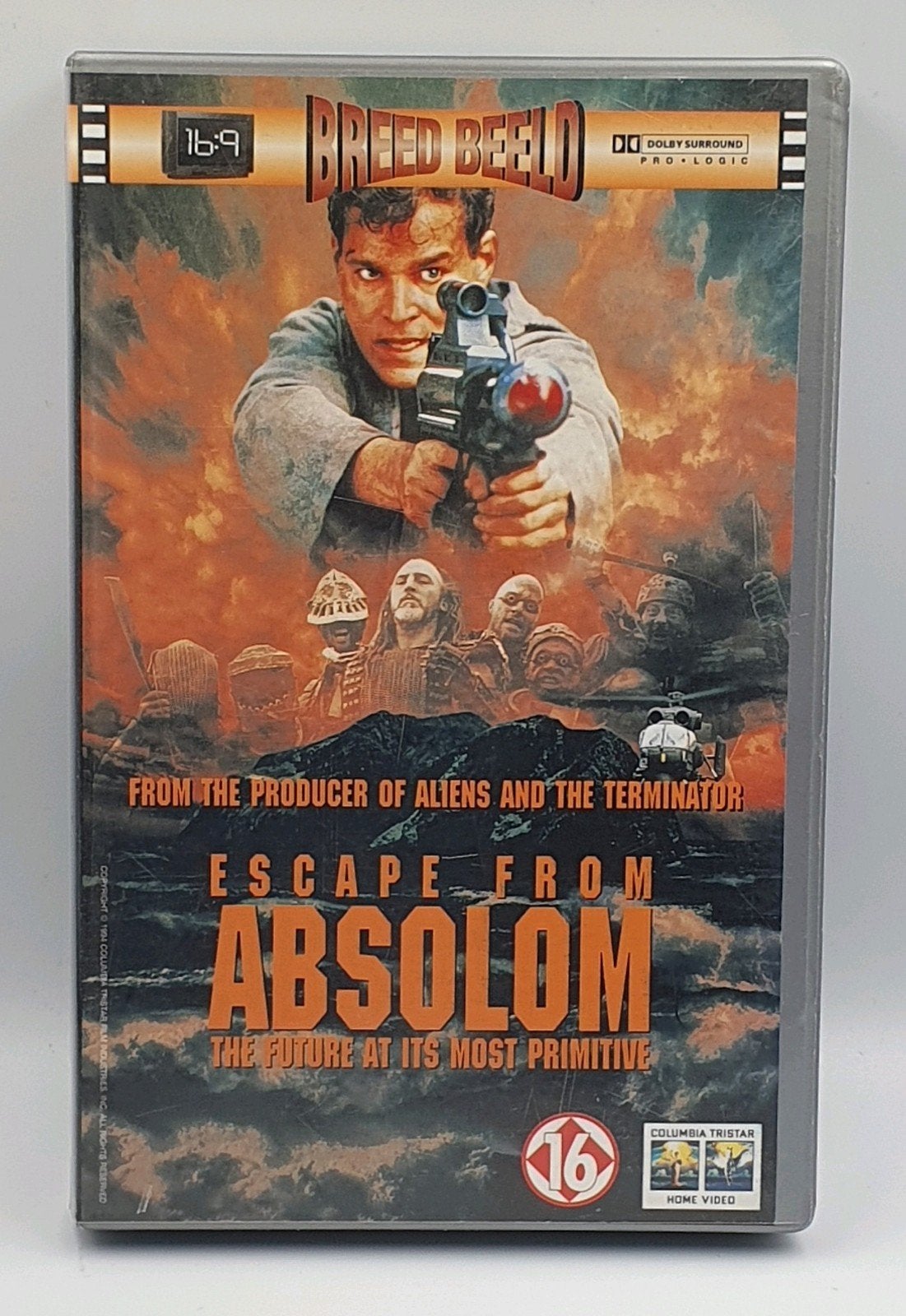 Escape from Absolom VHS - Actie/Avontuur (Gebruikt), Nederlands ondertiteld, Vanaf 16 jaar, Ophalen of Verzenden, Actie en Avontuur