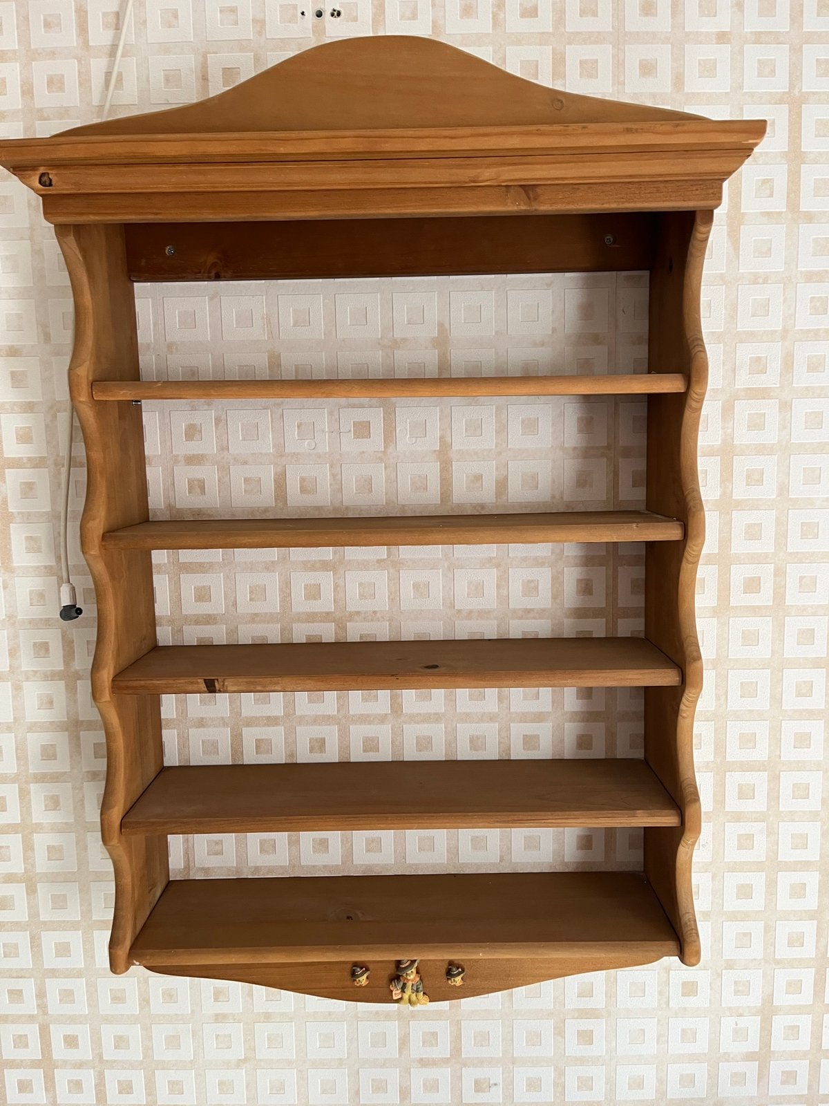Mooi houten wandmeubel / rek van Cherissed Teddie's, Ophalen, Zo goed als nieuw, Minder dan 150 cm, Minder dan 100 cm