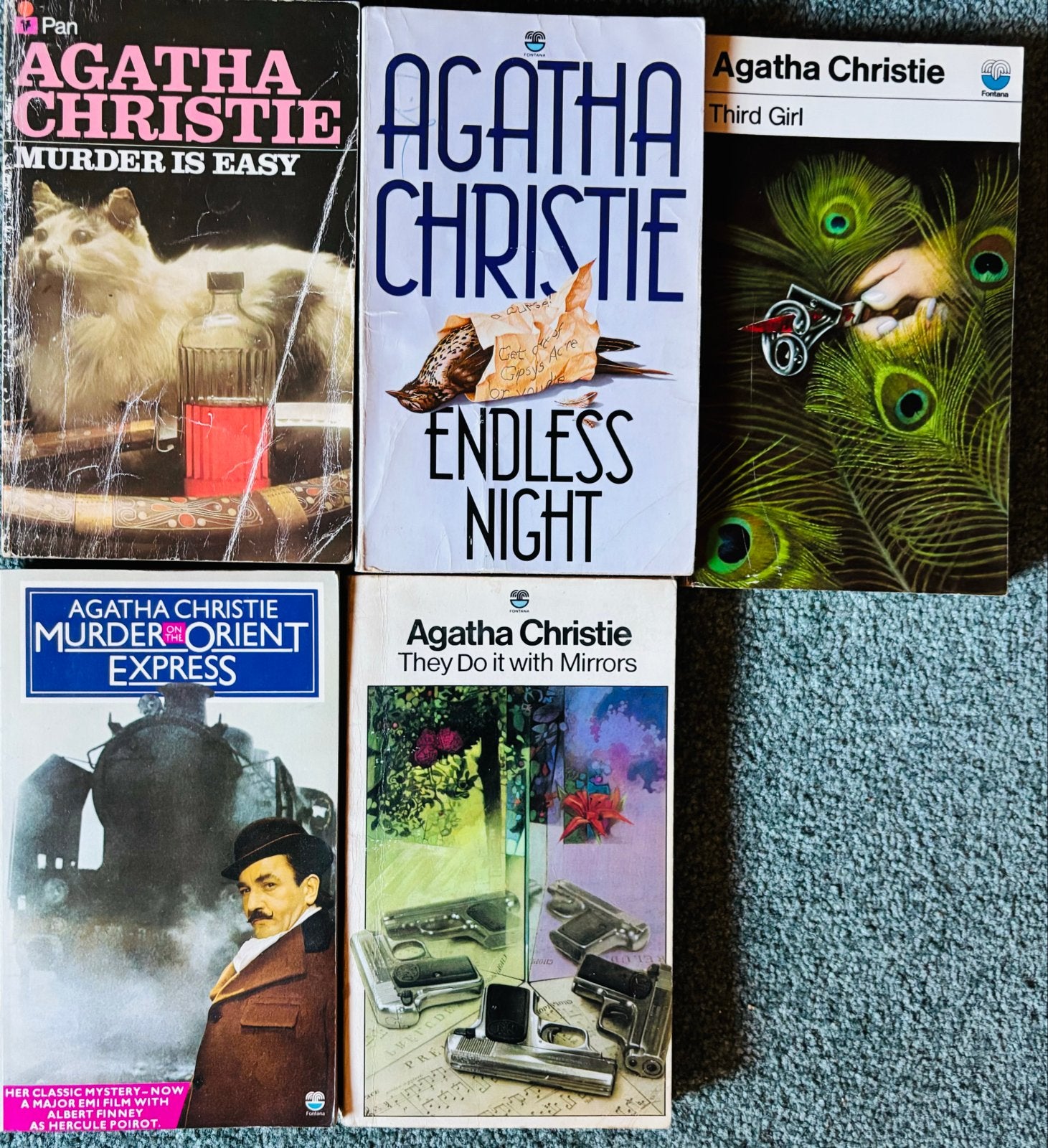 Agatha Christie Boeken - Set van 5 Klassieke Misdaadromans, Ophalen of Verzenden, Gelezen, Tv-bewerking