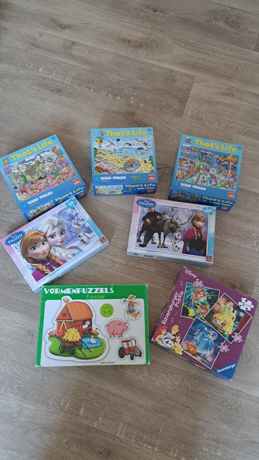Diverse puzzels voor jong en oud, compleet en deels nieuw, Ophalen, Zo goed als nieuw, Legpuzzel