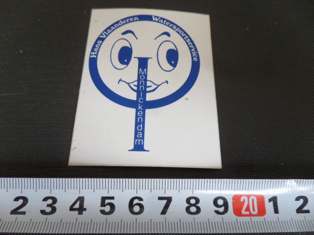 sticker monnickendam hans vlaanderen watersportservice, Verzamelen, Ophalen, Zo goed als nieuw