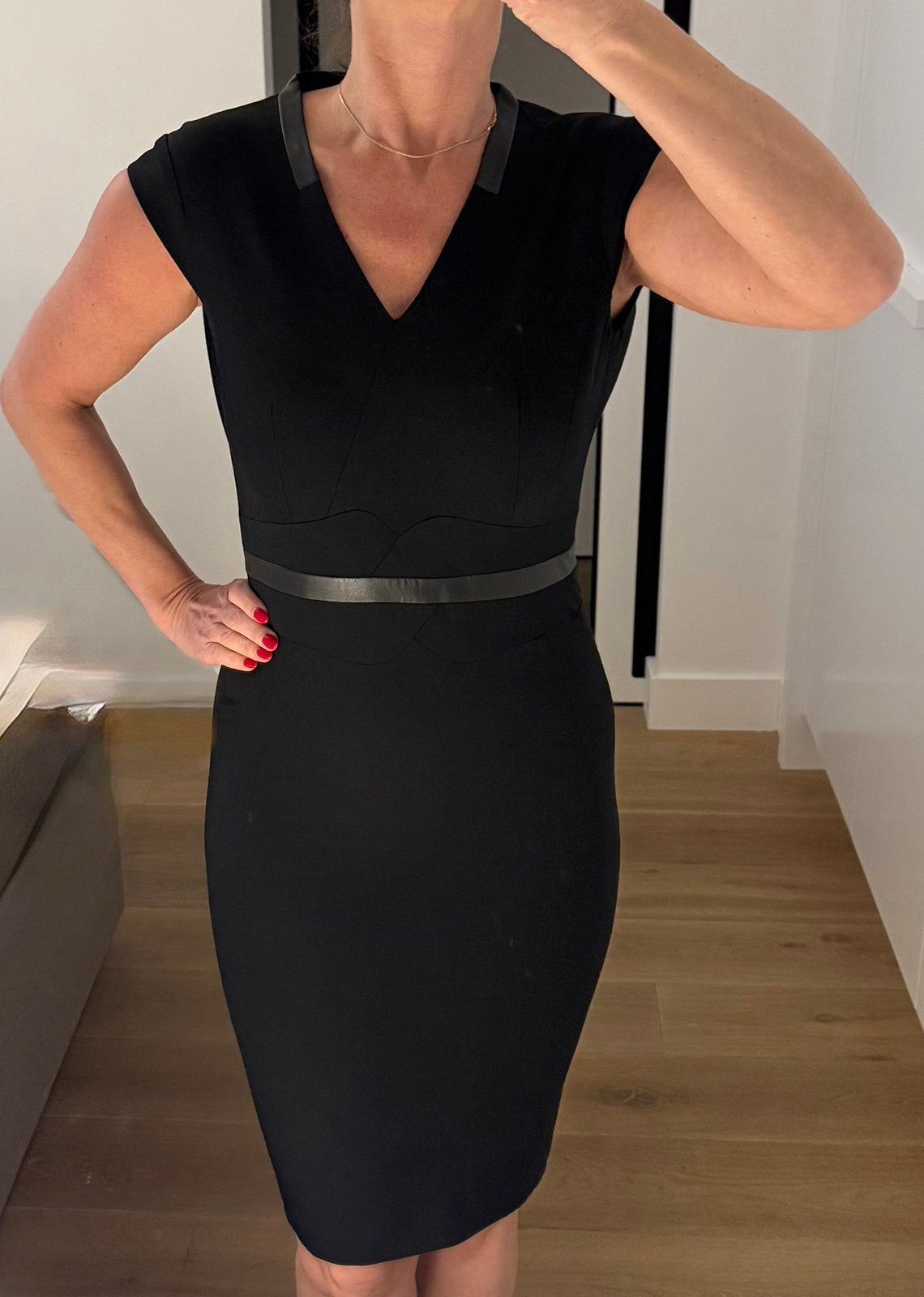 Karen Millen jurk maat 8/36, Zwart, Ophalen of Verzenden, Zo goed als nieuw, Maat 36 (S)