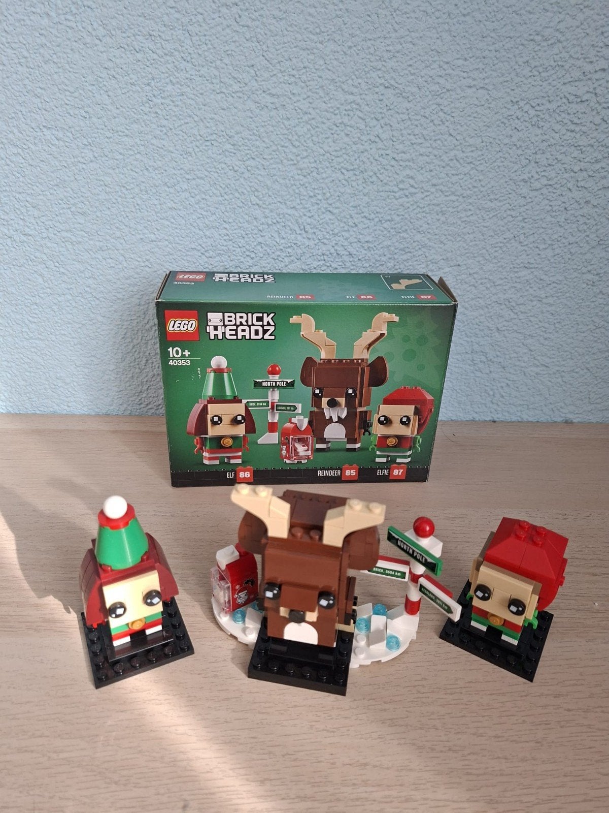 LEGO BrickHeadz 40353 Rendier, Elf & Elfie, BrickHeadz, Lego, Ophalen of Verzenden, Zo goed als nieuw