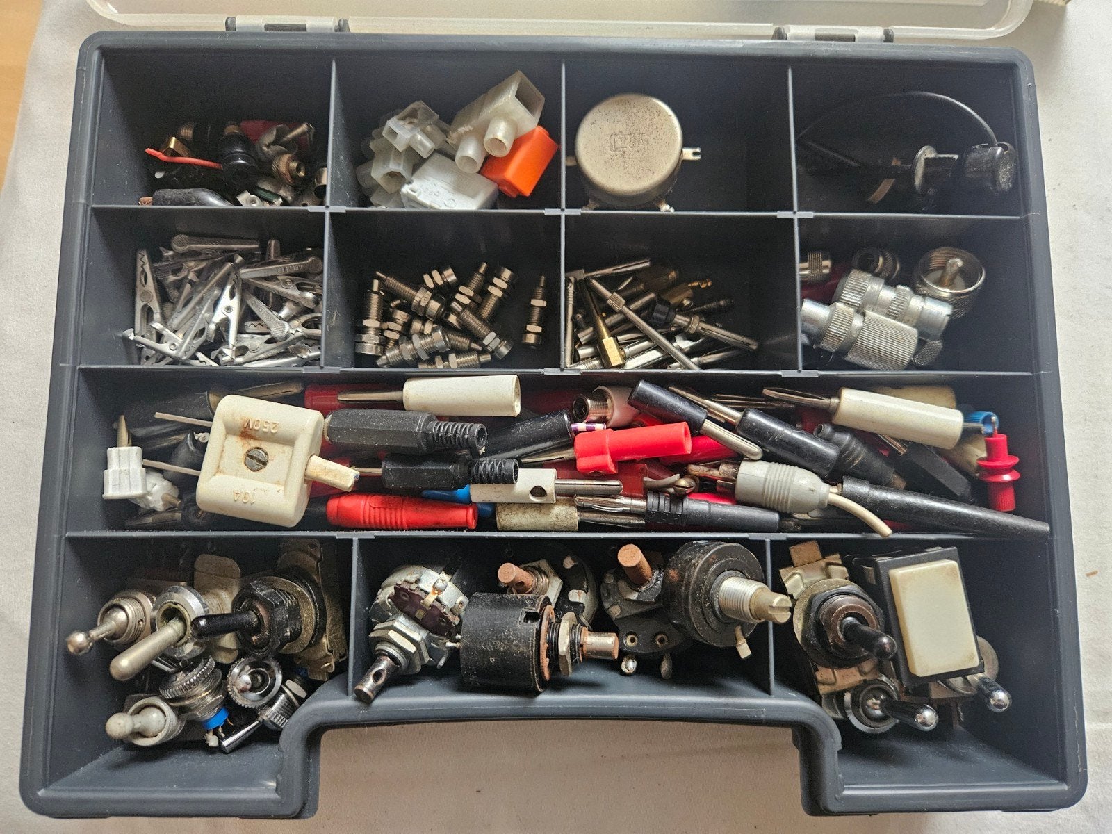 Vintage Elektronica Onderdelen Assortiment, Ophalen of Verzenden, Gebruikt