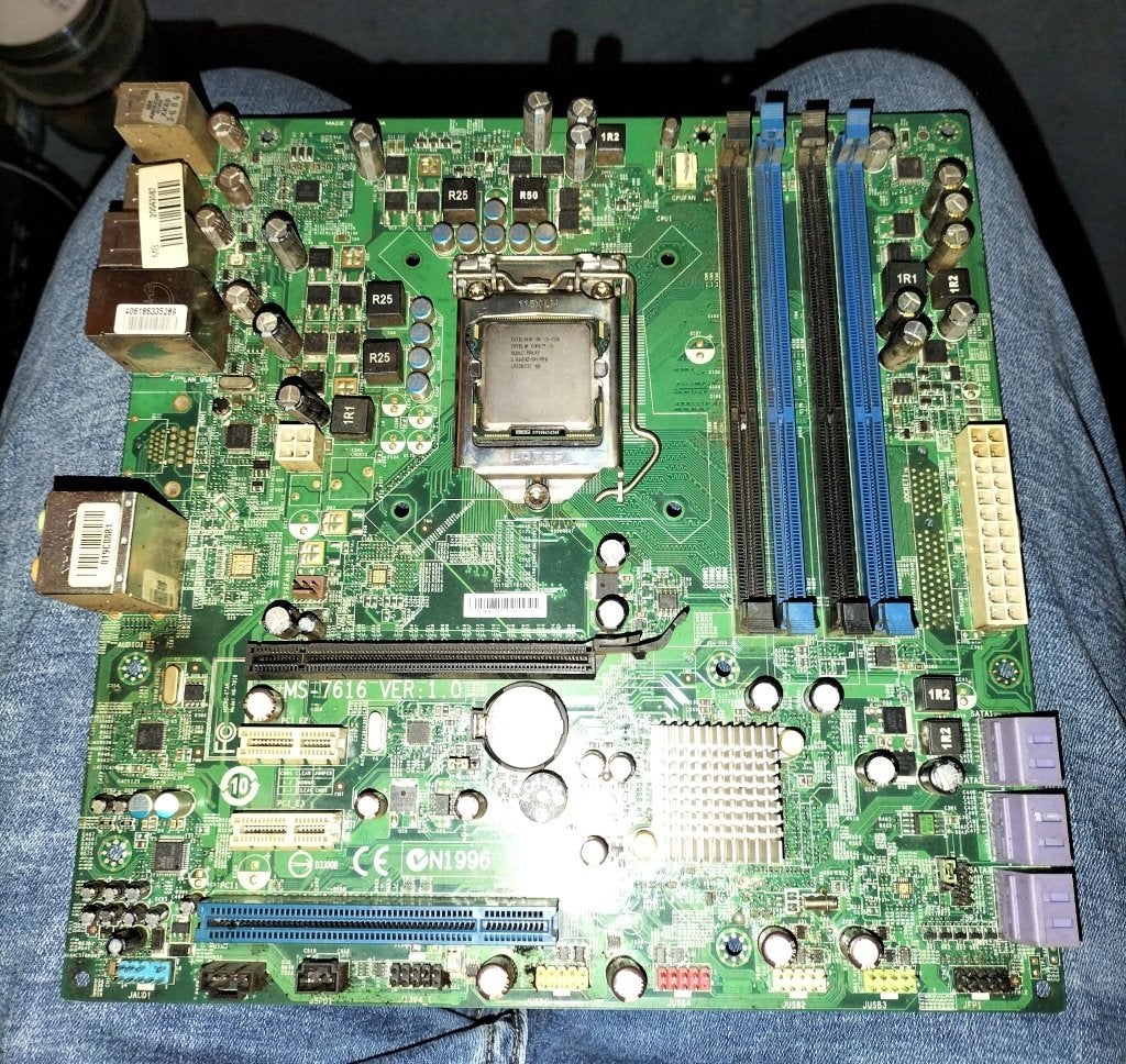 MSI MS‑7616 VER 1.0 (Intel Core i5-750 (2.66GHz / 133MHz), Gebruikt, DDR3, Ophalen of Verzenden, Micro-ATX