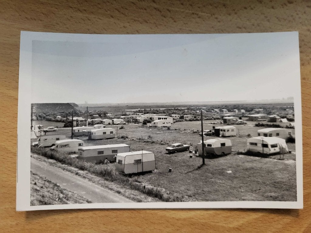ansicht BRESKENS napoleonhoeve Oude Caravans 1968, Verzamelen, Ansichtkaarten | Nederland, Ophalen of Verzenden, Voor 1920, Zeeland