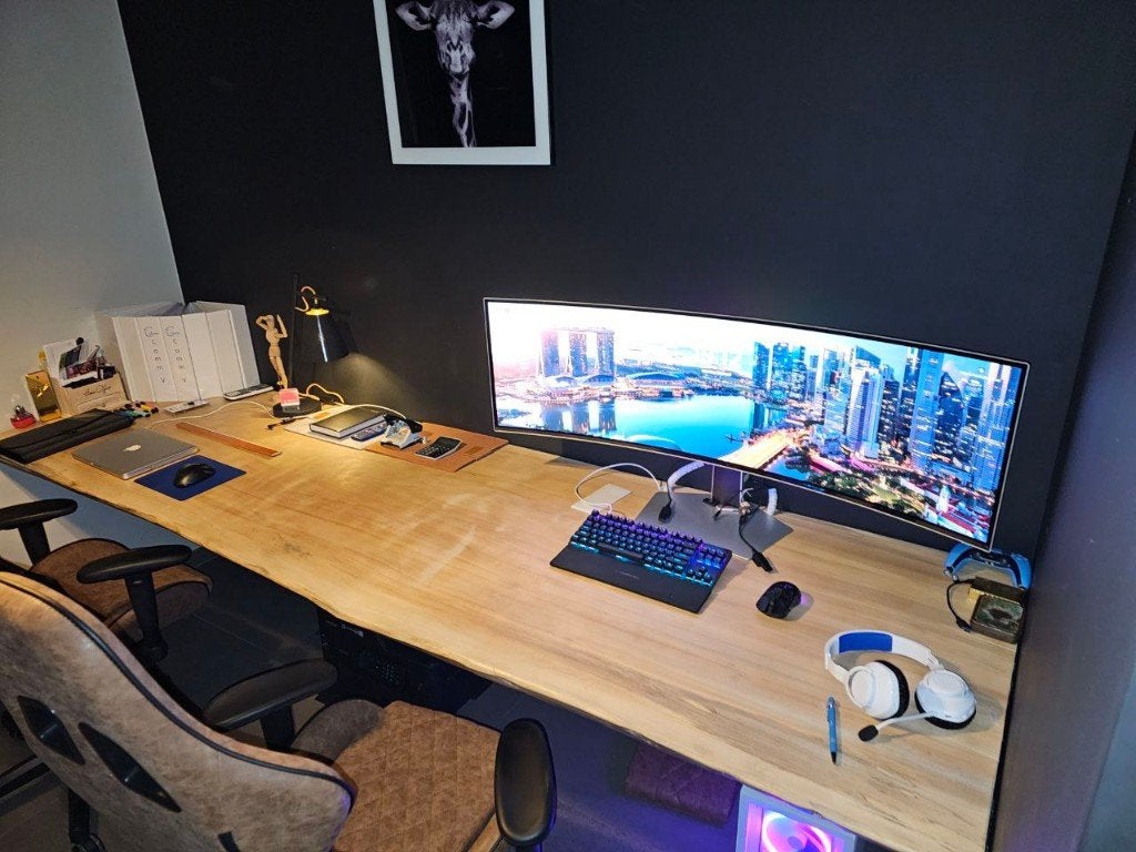 Massief Houten Bureau op Maat | Suar, Eiken & Boomstam, Receptie of Entree, Ophalen of Verzenden, Nieuw in verpakking, Bureau