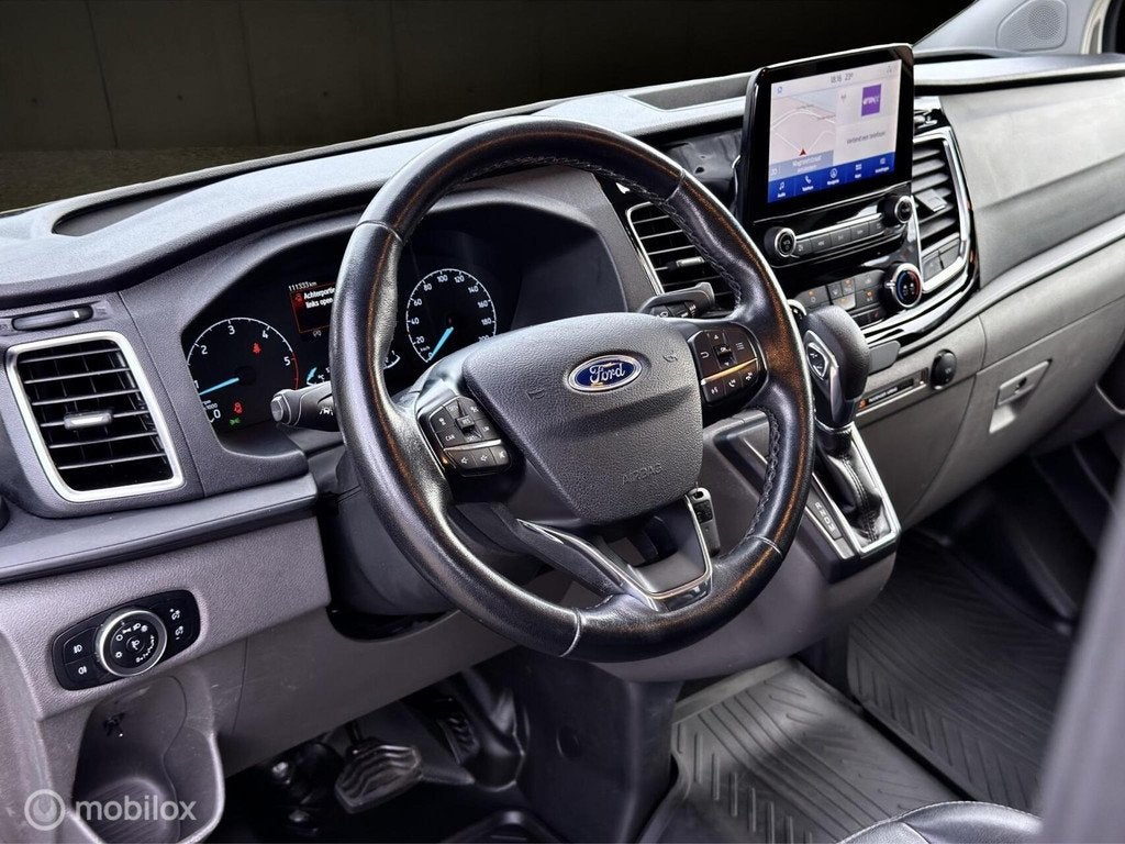 Ford Transit Custom 320 2.0 TDCI L2H1 Sport Dubbel Cabine, 4 cilinders, 1850 kg, Zwart, Bedrijf