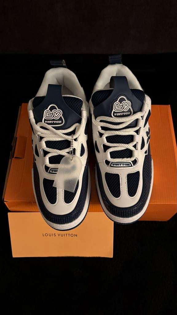 Louis Vuitton LV Trainer Sneakers - Nieuw in doos, Kleding | Heren, Schoenen, Blauw, Nieuw, Ophalen of Verzenden, Sneakers of Gympen