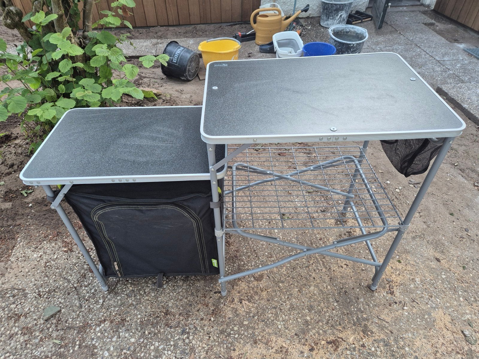 Campingkeuken met opbergruimte, Caravans en Kamperen, Kampeeraccessoires, Ophalen, Gebruikt