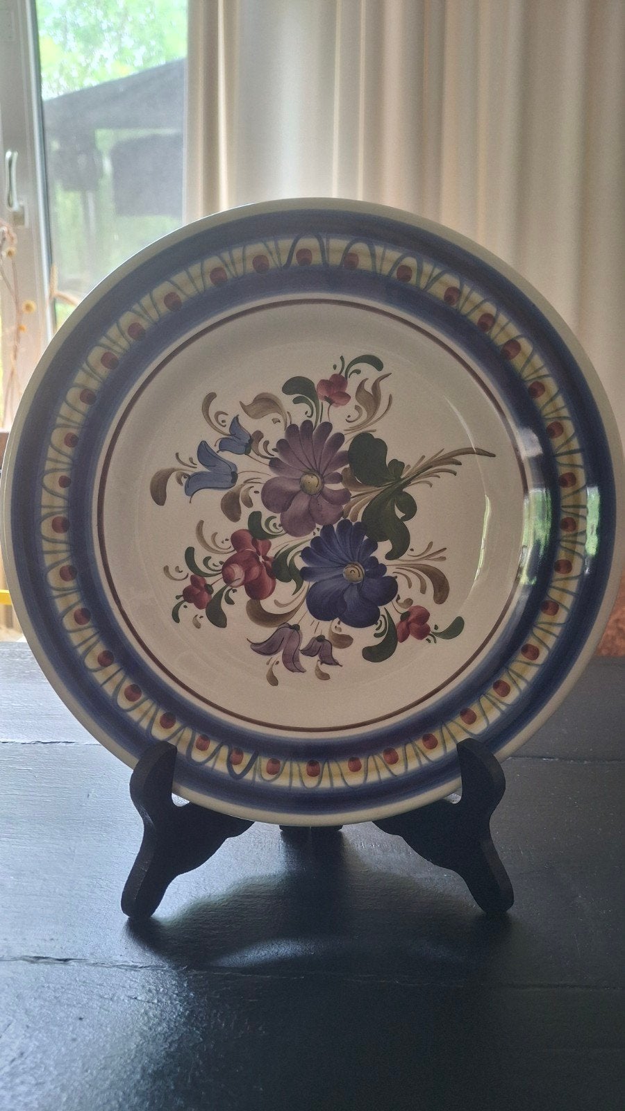 Vintage Wechsle & Tikot Keramik Wandbord - Handbemalt, Ophalen of Verzenden