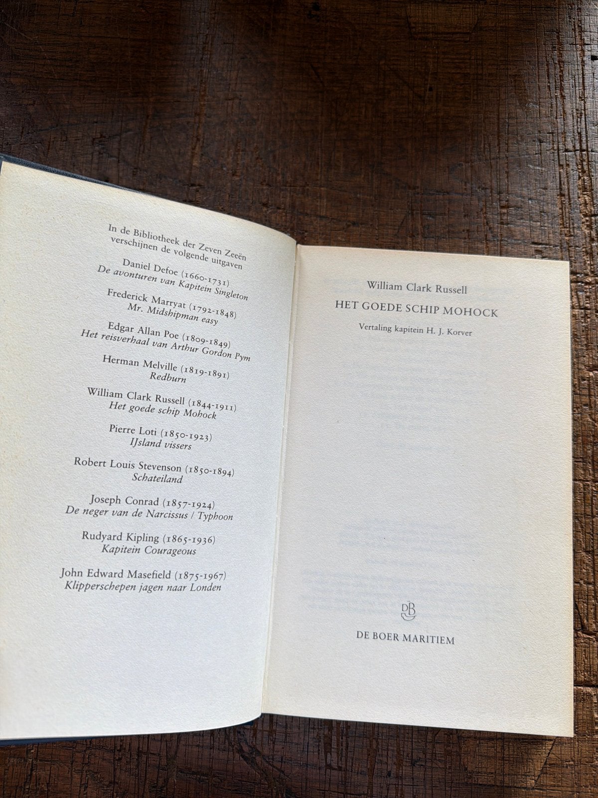 Het Goede Schip Mohock - William Clark Russell, Ophalen of Verzenden, Gelezen, Nederland