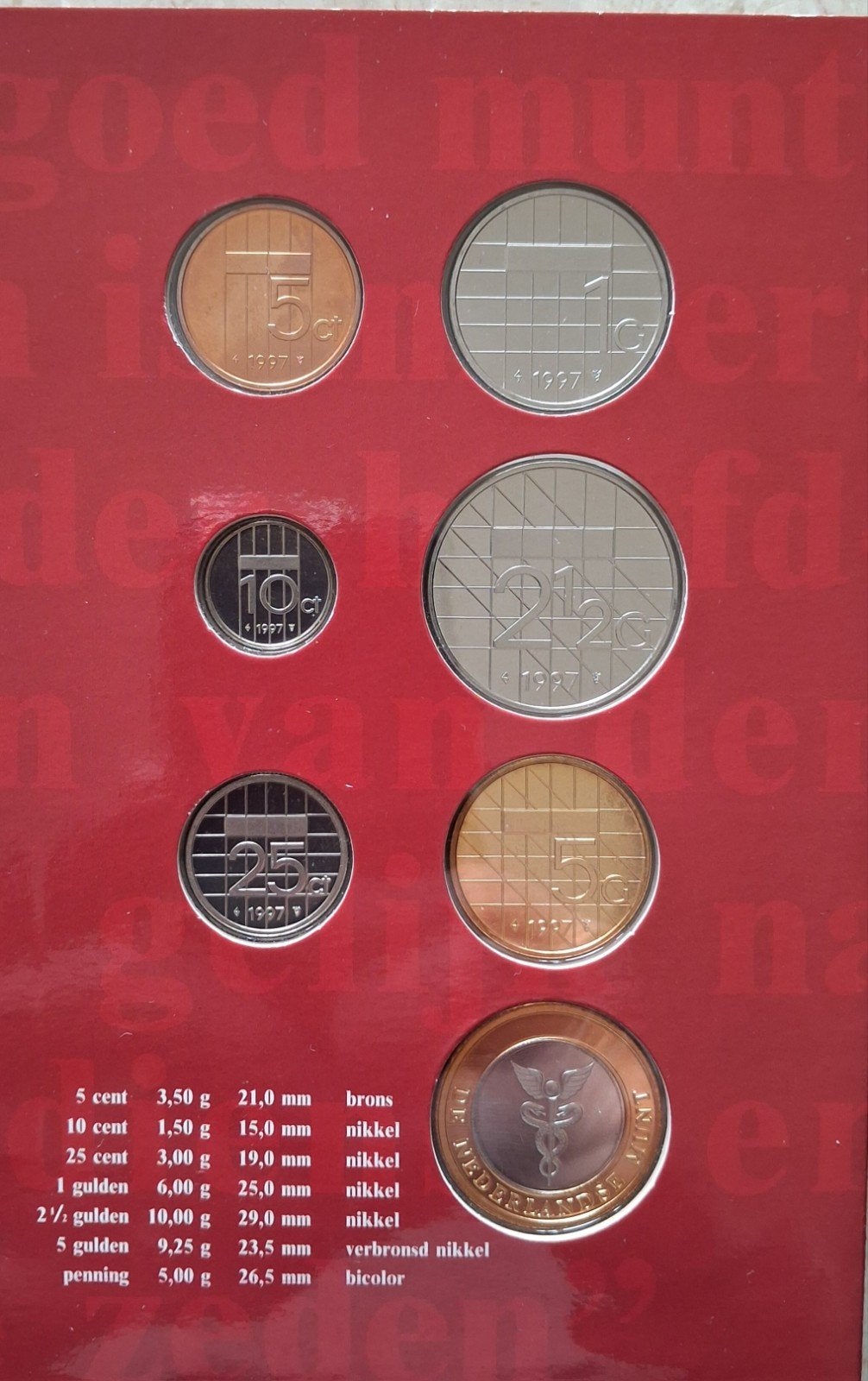 Speciale jaarset 1997, Ophalen of Verzenden, Koningin Beatrix, Euro's