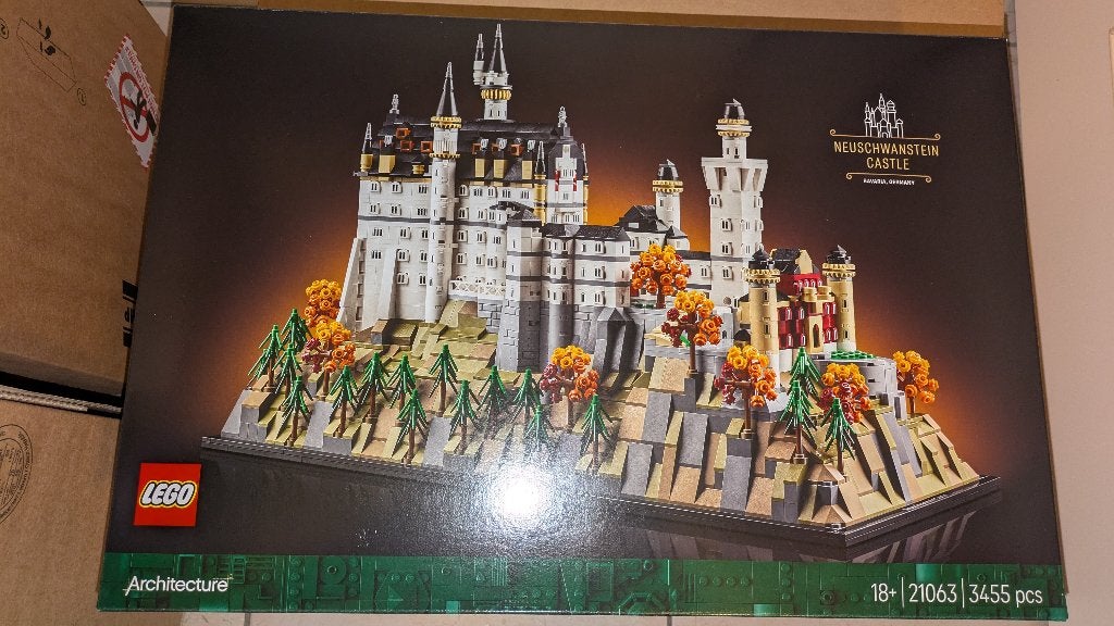Lego Architecture - Slot Neuschwanstein - 21063, Lego, Nieuw, Architecture, Ophalen of Verzenden