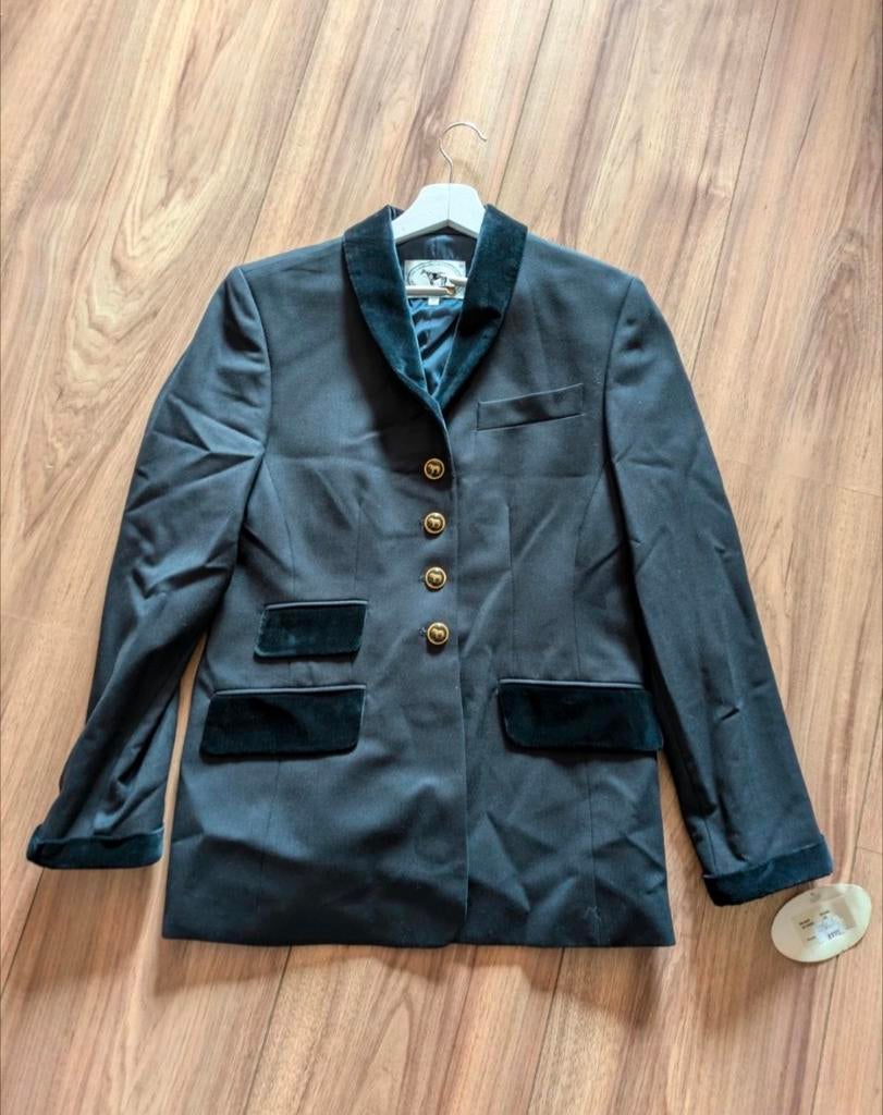 Paardrijjasje wedstrijdjasje Iris Bayer 38 M/L, Ophalen of Verzenden, Nieuw, Dressuur, Bovenkleding
