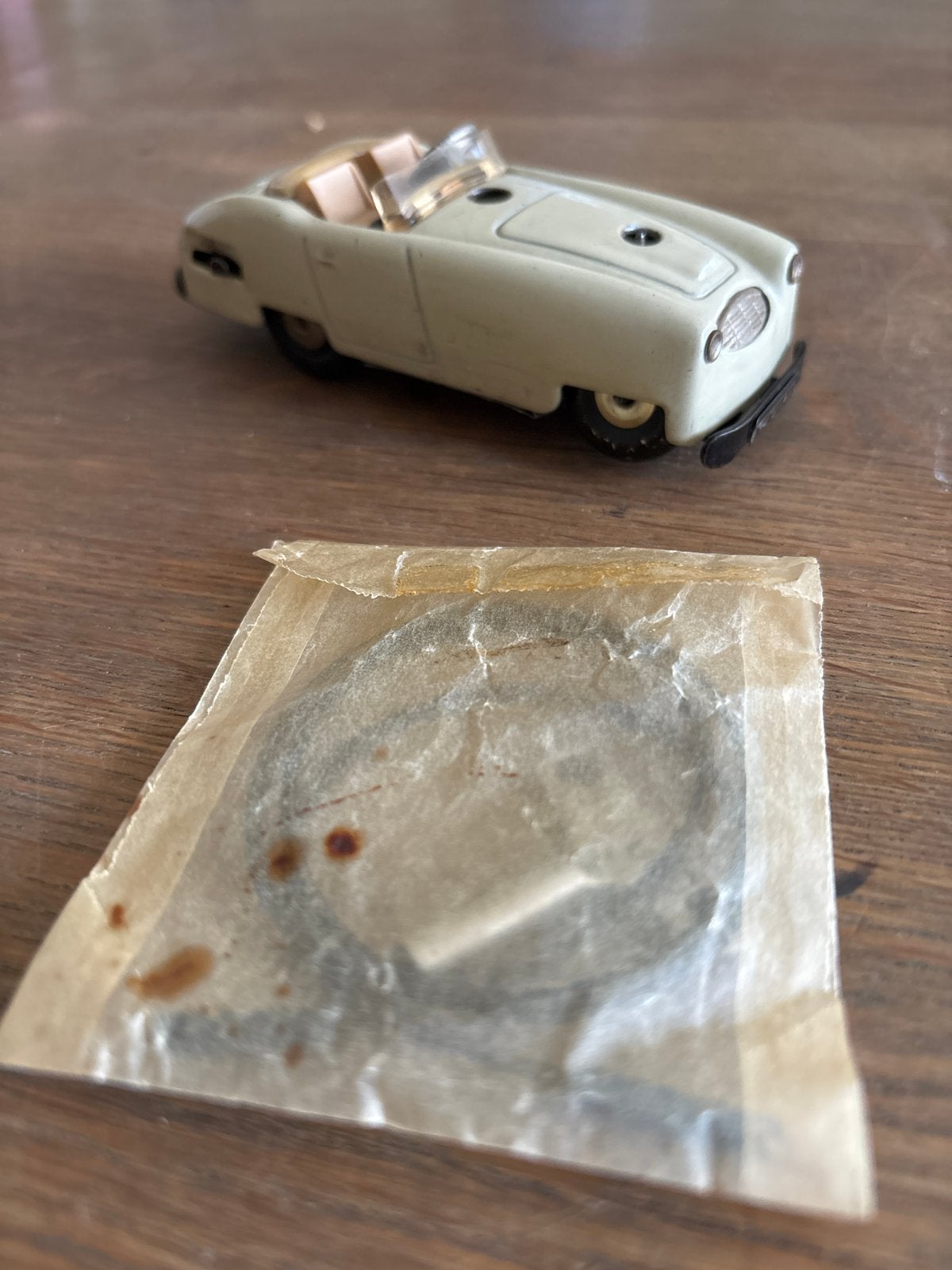 Schuco Varianto-Cabriolet 3045 - Vintage Speelgoedauto, Ophalen of Verzenden