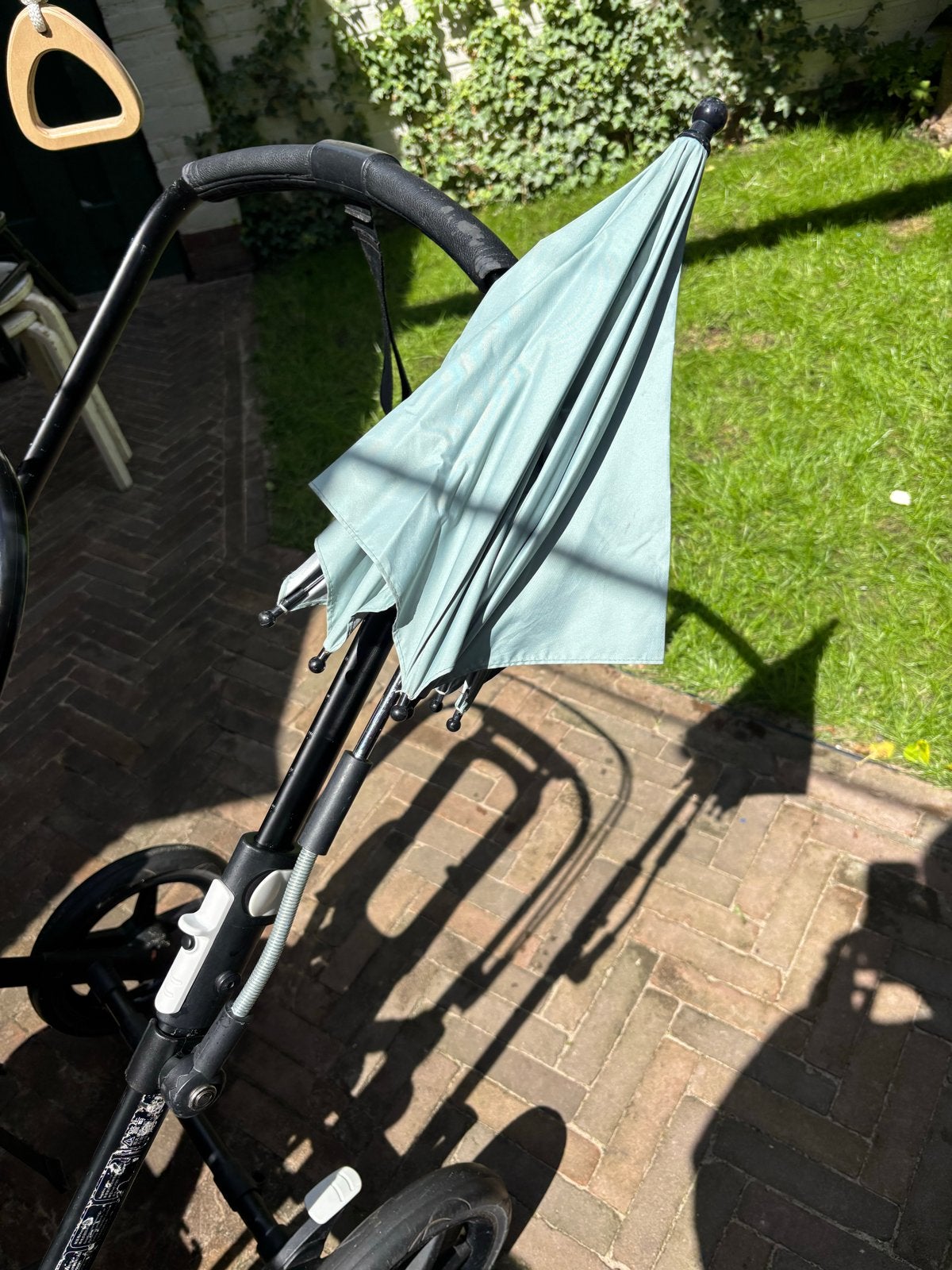 Bugaboo parasol met UV50+ bescherming pine green, Ophalen of Verzenden, Gebruikt, Bugaboo