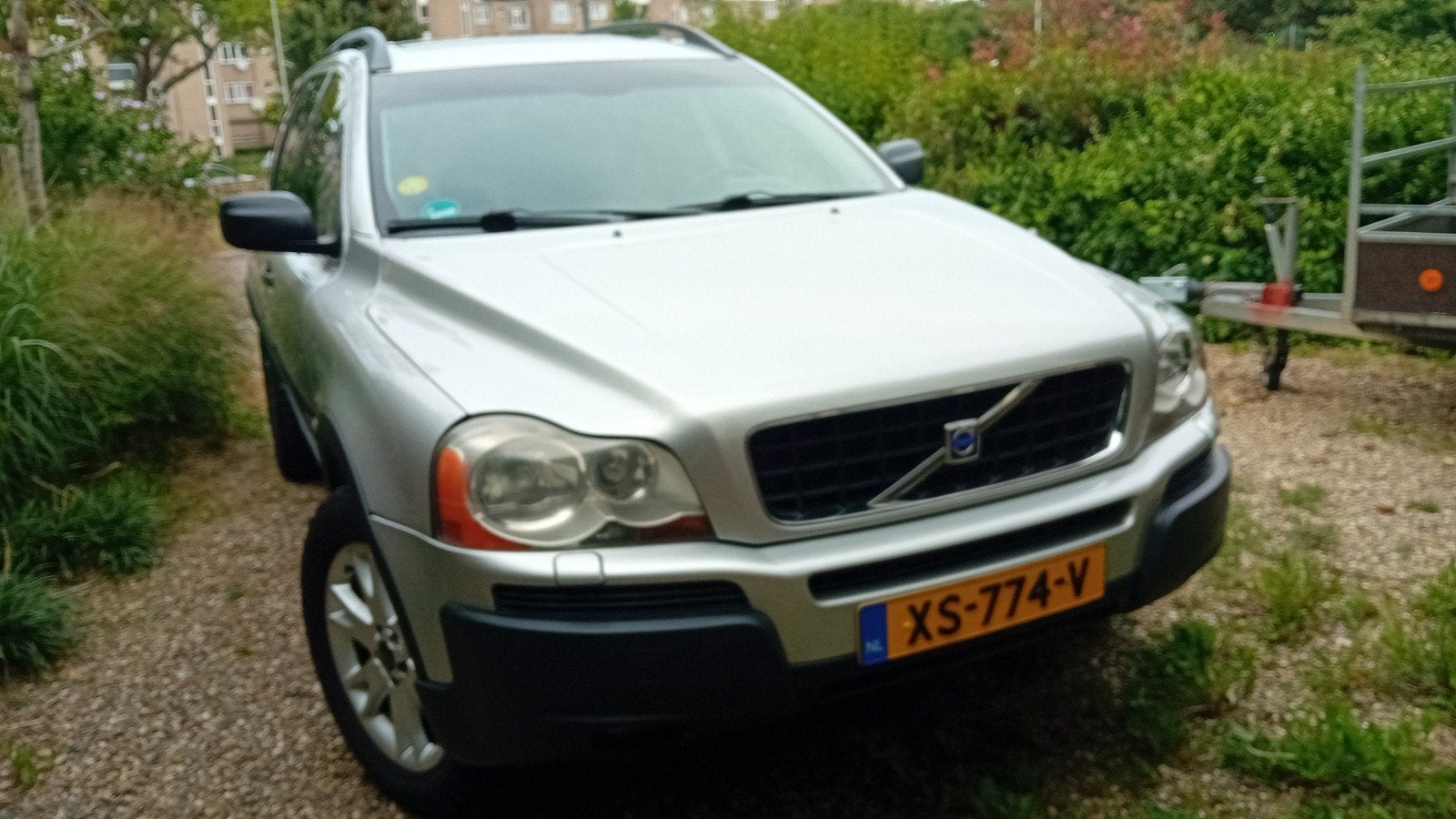 Volvo XC90 2.9 T6 Geartronic 2004 Grijs, Auto's, Volvo, Zwart, 138 €/maand, 7 stoelen, 2922 cc