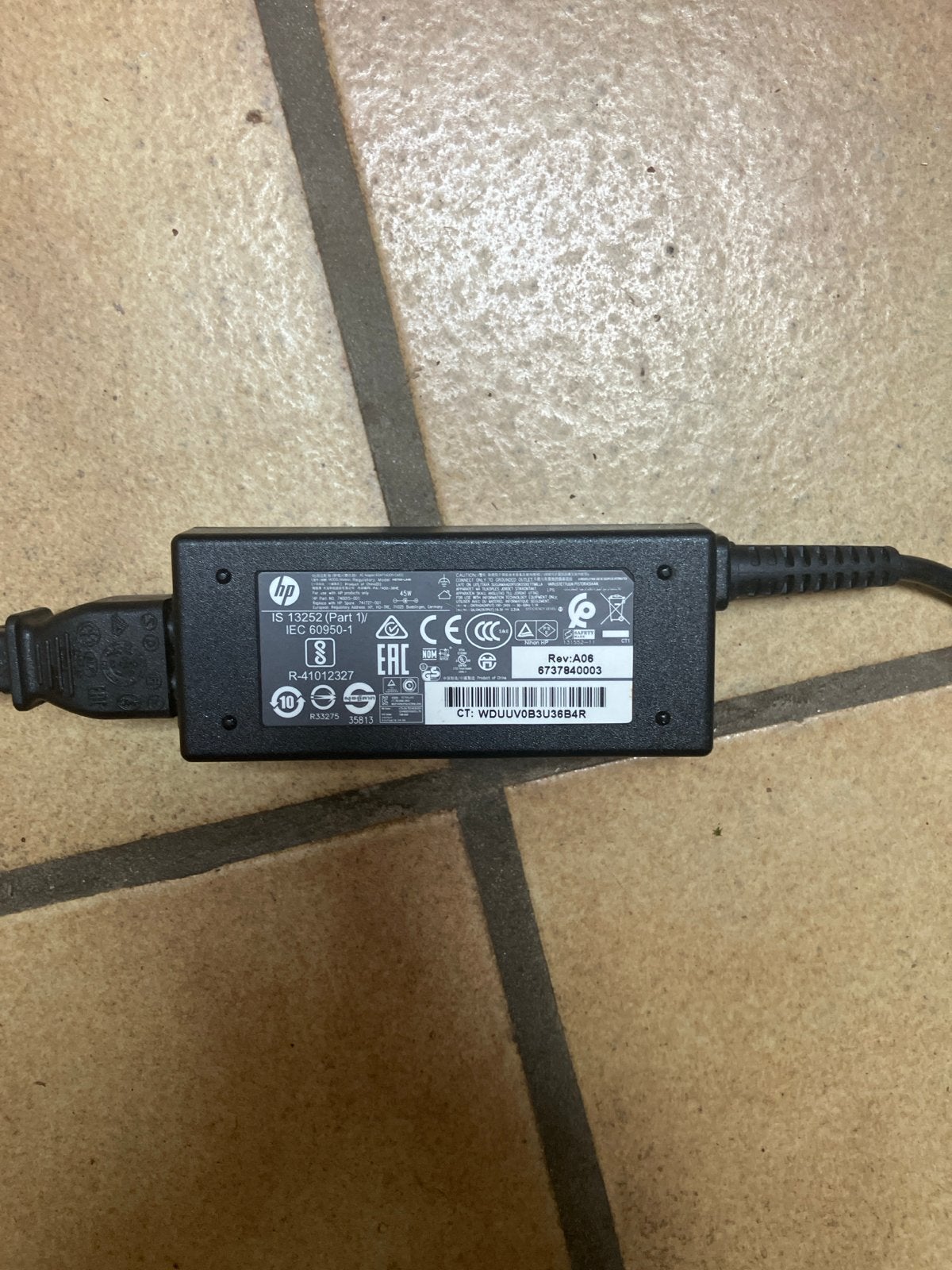 HP Oplader 45W - Origineel en Betrouwbaar, Ophalen of Verzenden, Gebruikt