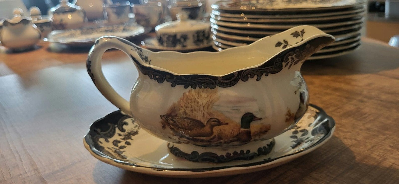 Exclusief handgeschilderd Palissy Game Series servies, Ophalen of Verzenden, Zo goed als nieuw, Landelijk/Boerenbont, Villeroy & Boch