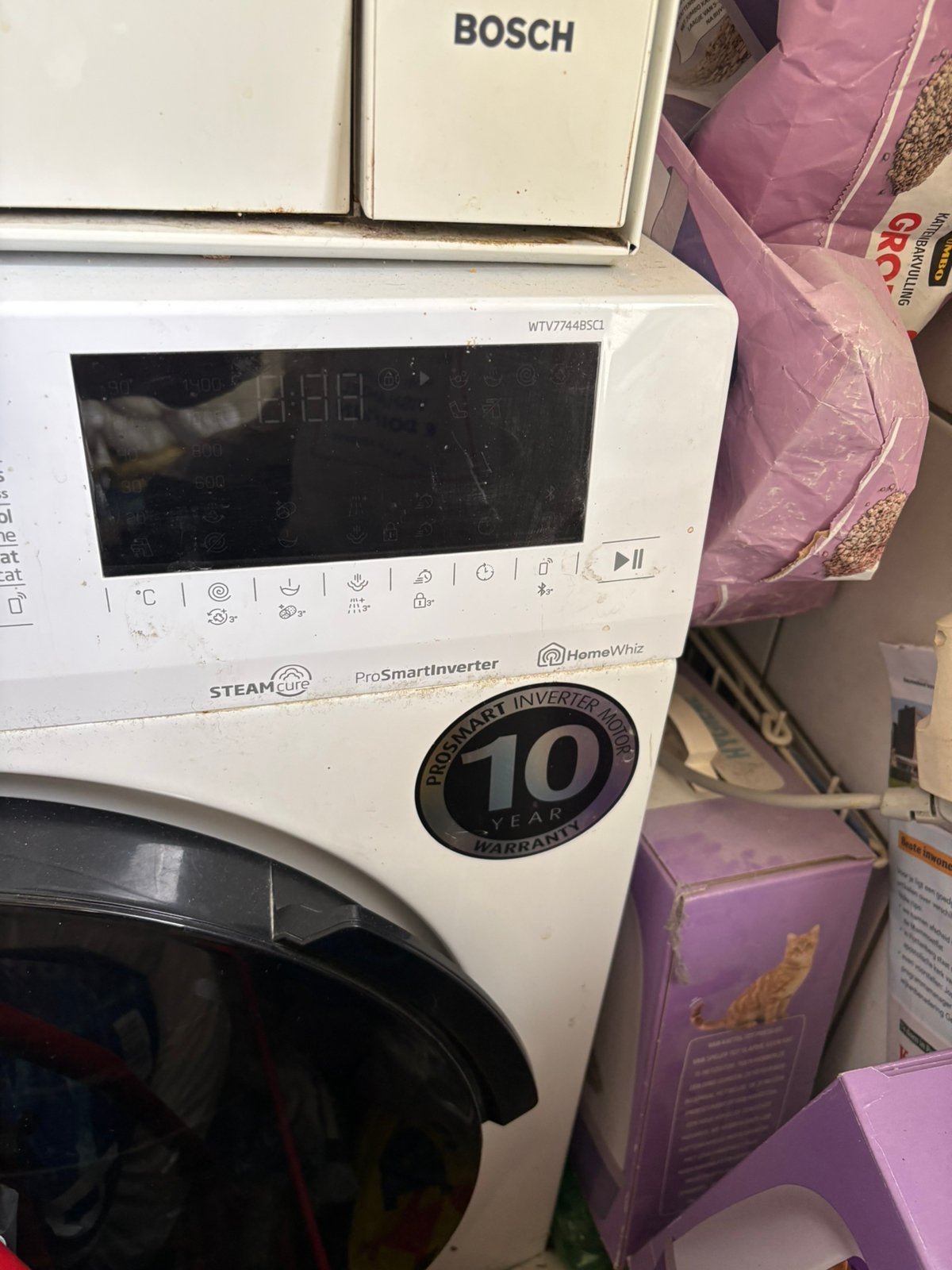 Beko wasmachine, 6 tot 8 kg, Ophalen, Zo goed als nieuw, 85 tot 90 cm