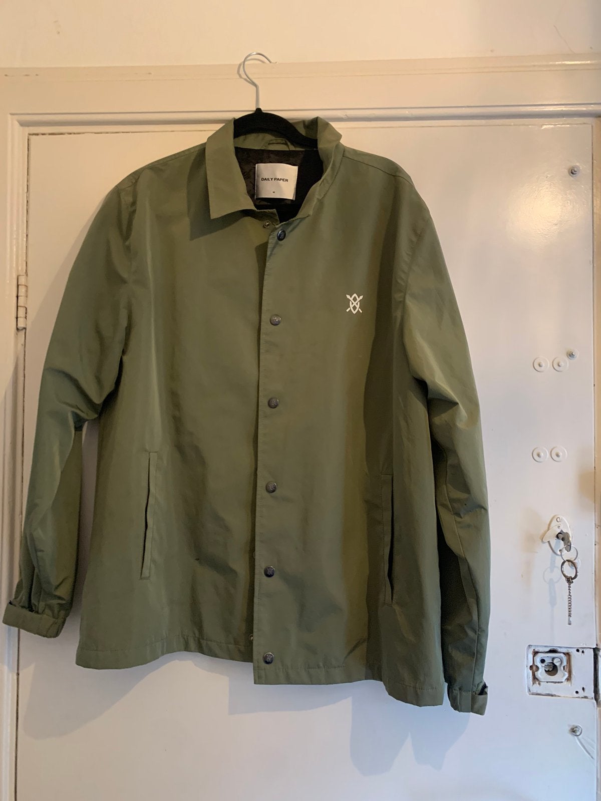 Daily Paper Coach Jacket - Maat L, Ophalen of Verzenden, Zo goed als nieuw, Maat 52/54 (L), Groen