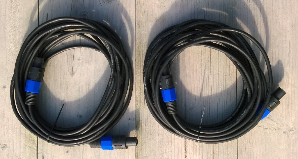Luidsprekersnoeren 2x10 meter - 2x2,5mm, Speaker of Versterker, Nieuw, Ophalen of Verzenden, Nb