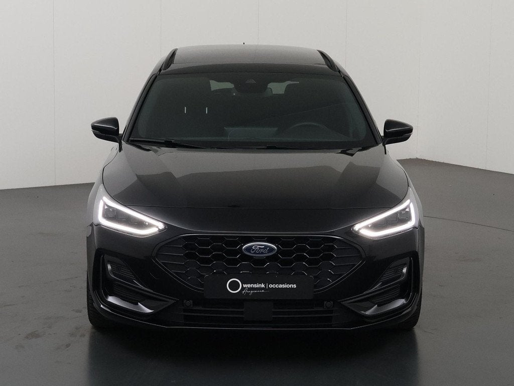 Ford Focus 1.0 EcoBoost Hybrid ST Line X | Afneembare Trekha, Stof, Gebruikt, Zwart, 155 pk