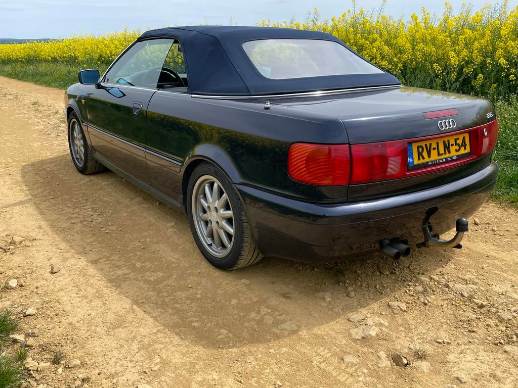 Audi Cabrio 2.6 E 110KW E2 1997 Blauw, Auto's, Audi, Particulier, Cabrio, ABS, Airbags, Alarm, Centrale vergrendeling, Elektrische buitenspiegels