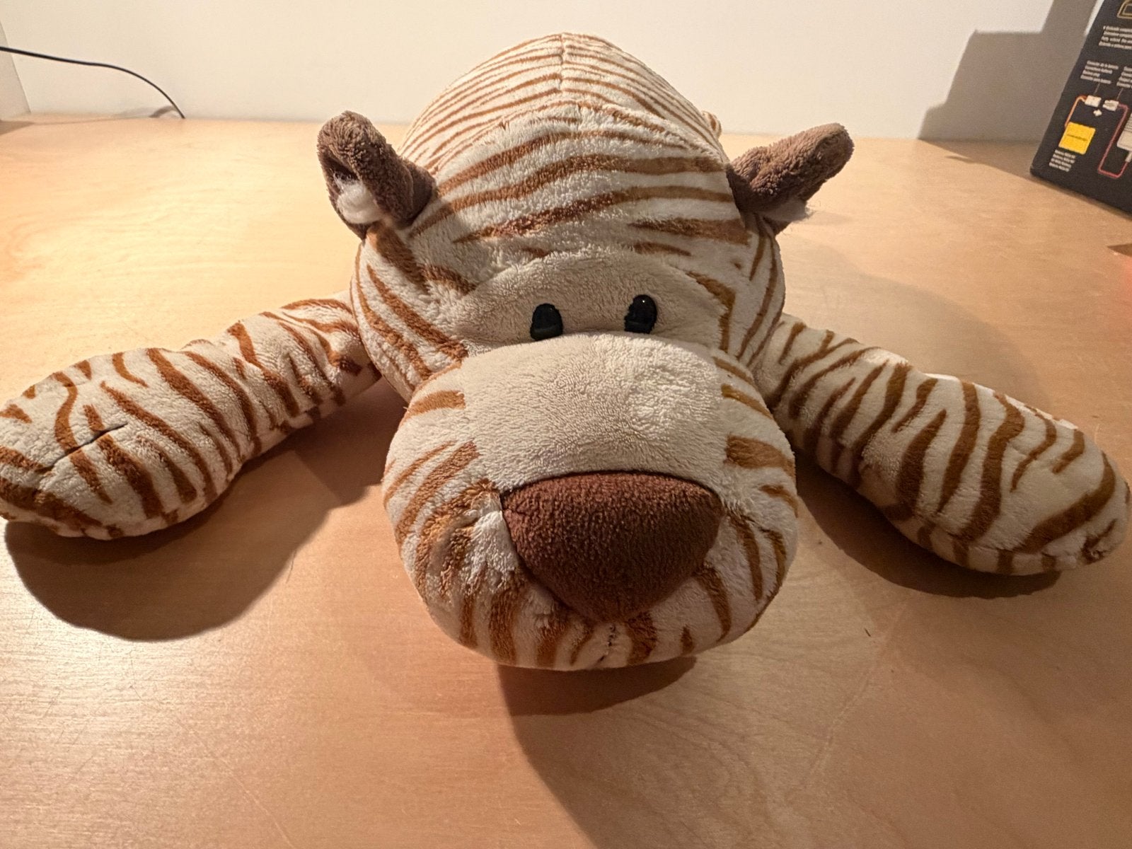 NICI Tijger Knuffel - liggend 100cm, Ophalen, NICI, Middelgroot (20 tot 80 cm), Bruin