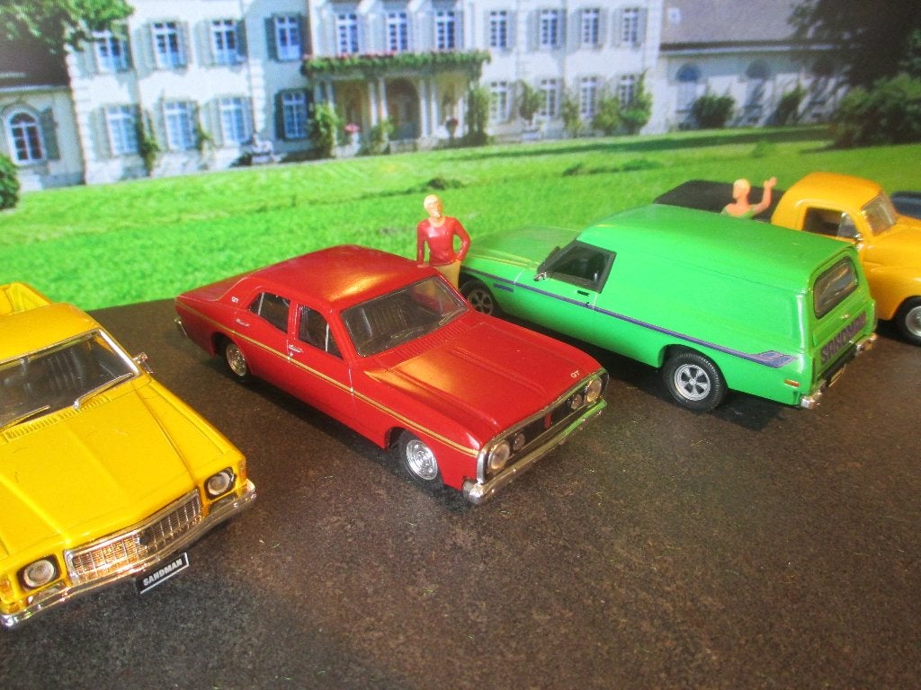 1/43 1968 Ford XR Falcon GT - Trax Candy Apple Red, Ophalen of Verzenden, Zo goed als nieuw, Auto, Overige merken