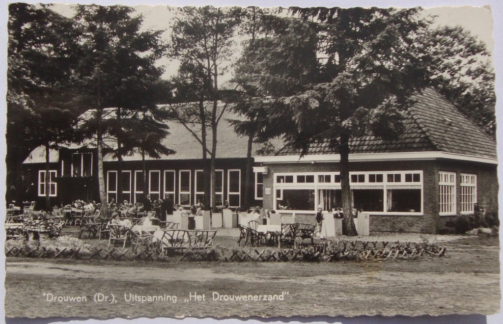 ansichtkaart Drenthe e/o nr. 24 - Drouwen 1961, Ophalen of Verzenden, 1960 tot 1980, Gelopen, Drenthe