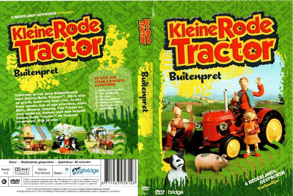 Kleine rode tractor, Buitenpret, Cd's en Dvd's, Dvd's | Kinderen en Jeugd, Alle leeftijden, Ophalen of Verzenden, Zo goed als nieuw